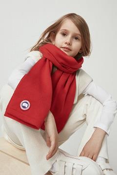 Accesorios Canada Goose Niños Mexico - Merino Bufanda Rojos VO8293054